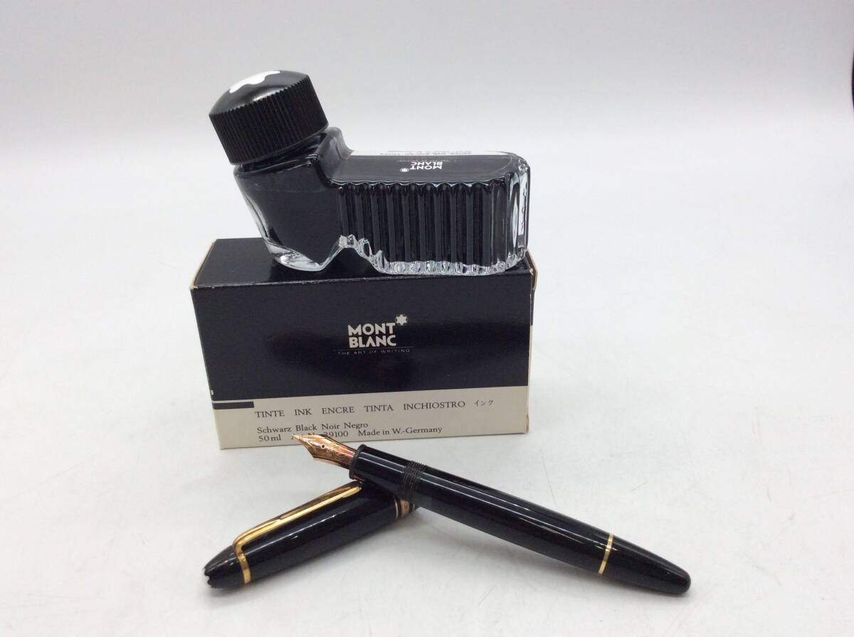 #3359 MONT BLANC モンブラン MEISTERSTUCK マイスターシュテック No.146 14C 585 4810 万年筆 インク 筆記未確認 文房具 筆記用具 現状品_画像1