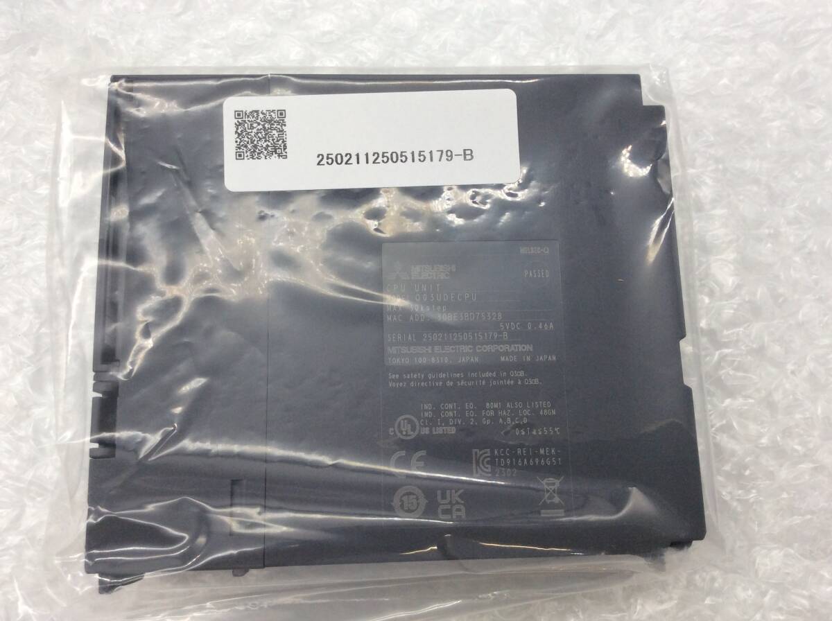 #3452 未使用 保管品 MITSUBISHI ELECTRIC MELSEC-Qシリーズ 三菱電機 シーケンサ Q03UDVCPU 電子部品 現状品の画像4