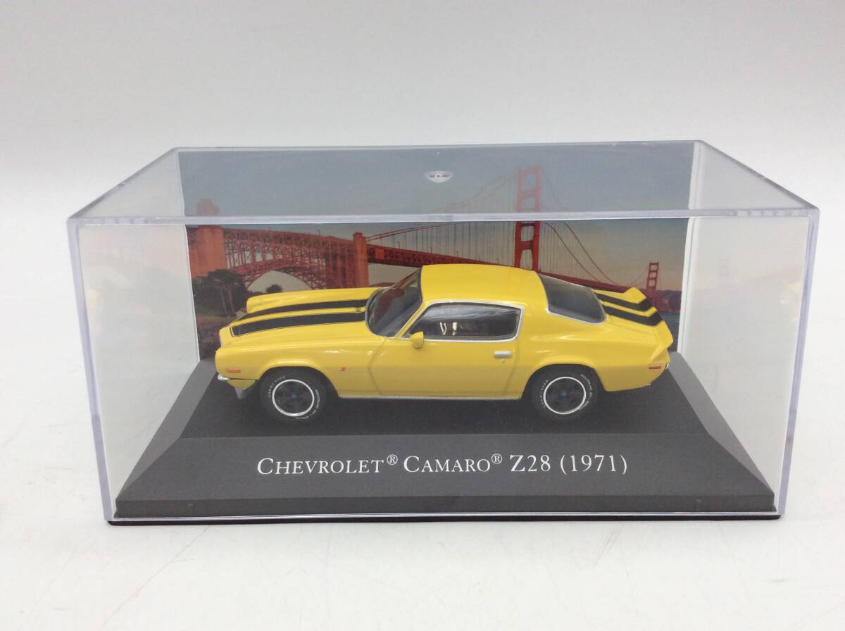 #3521 CHEVROLET CAMARO 1971 シボレー カマロ Z28 ミニカー 希少 絶版 ディアゴスティーニ アメリカンカー コレクション 長期保管 現状品の画像1