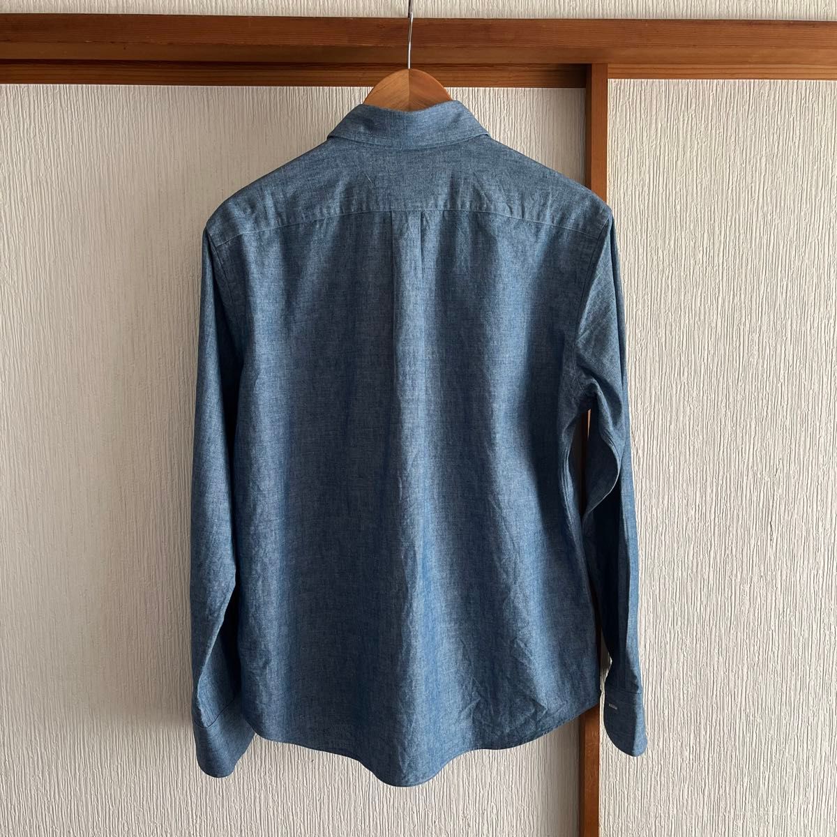 【極美品】Maker's Shirt鎌倉　MTM  デニム　シャンブレーシャツ