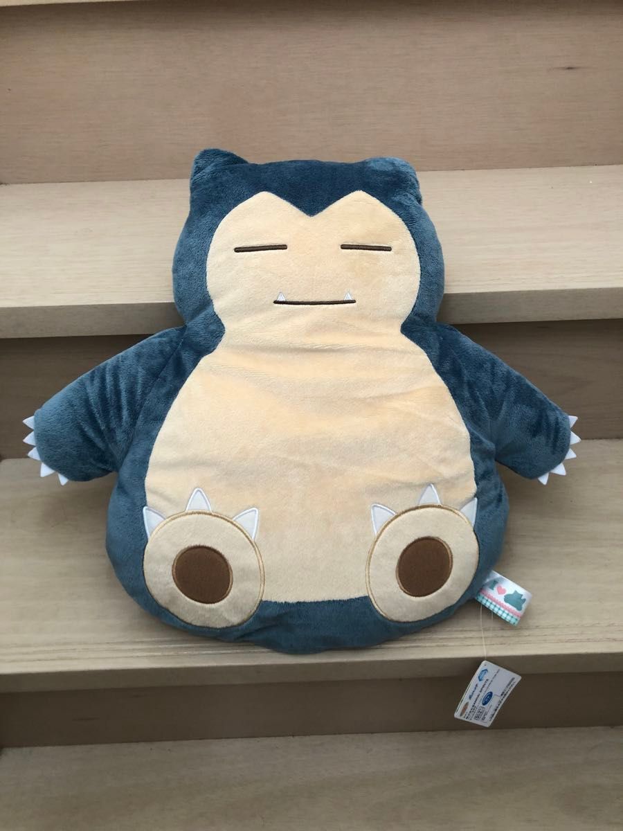 カビゴン　めちゃでかクッション　ポケモン　i loveカビコン