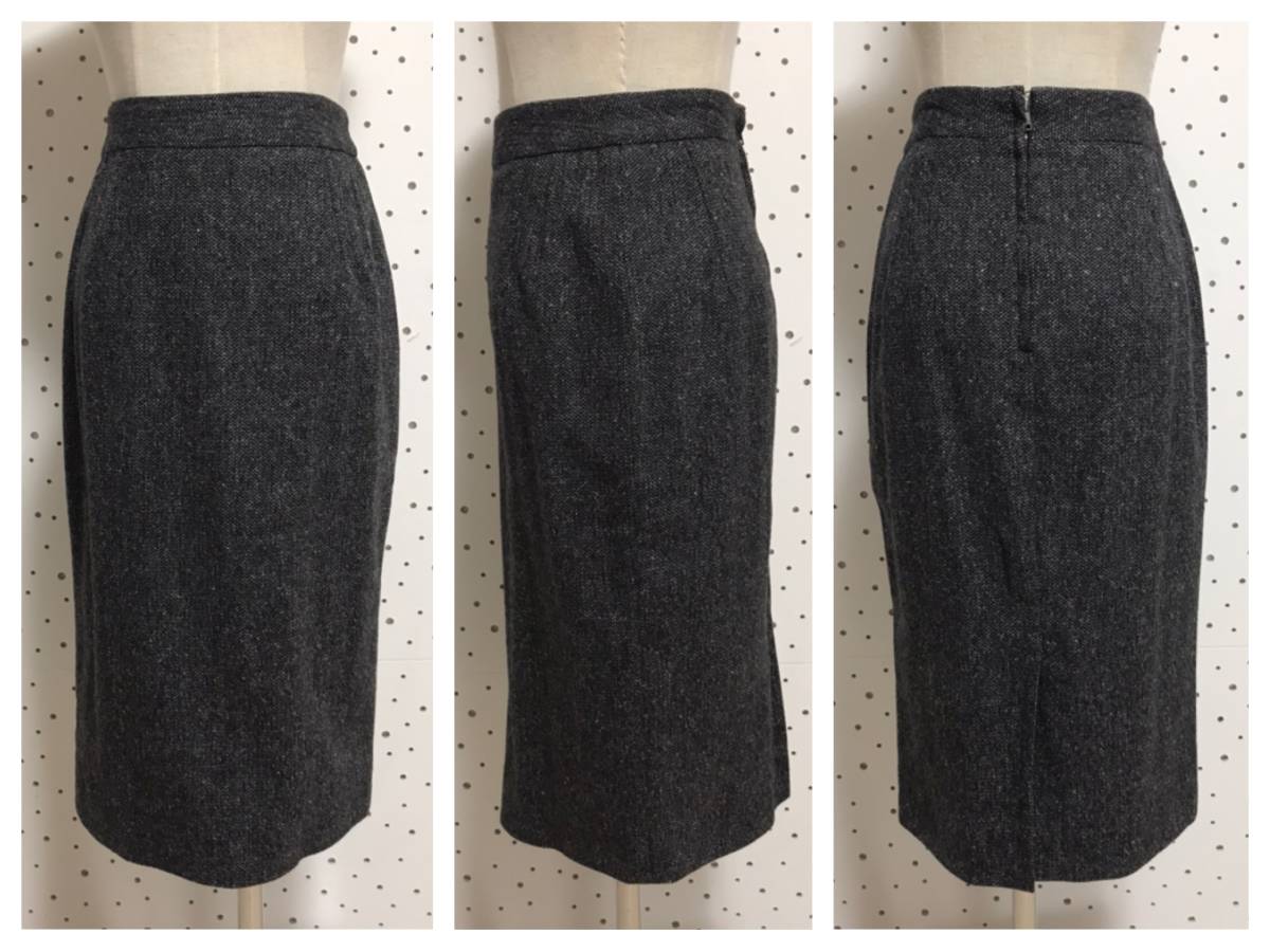 本物 DOLCE&GABBANA ドルチェ&ガッバーナ 2B ノッチド スカート