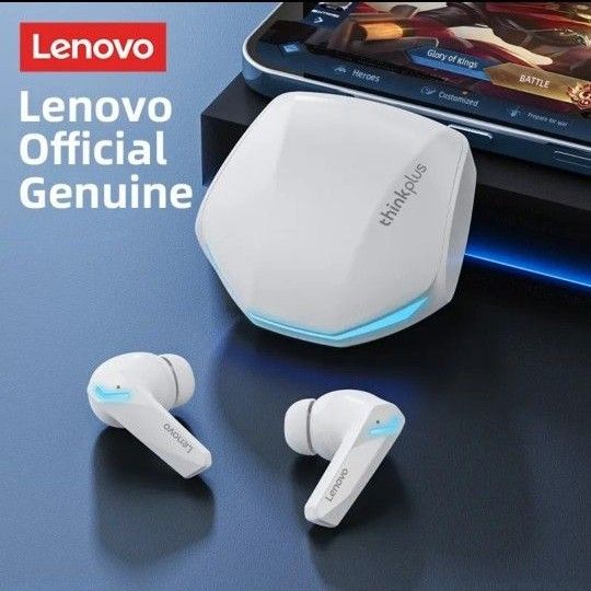 【新品未開封】レノボ Lenovo Bluetooth 5.3 Gm2pro 高音質 白 ゲーミングイヤホン ワイヤレスイヤホン