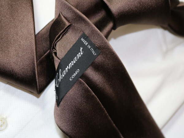 [ thousand /.]ls13625 new goods charmant como rarity satin ground solid necktie 