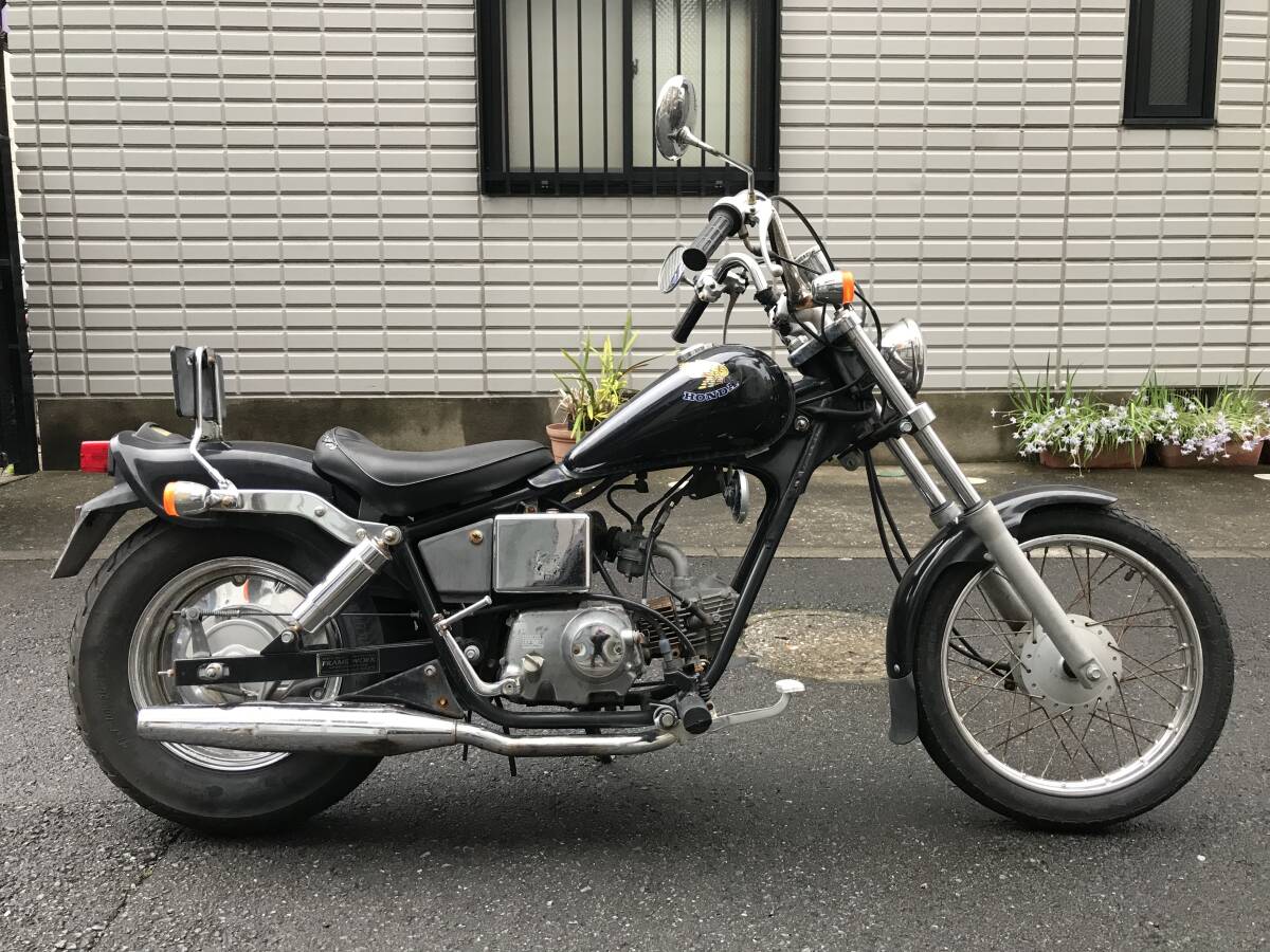 １円スタート ジャズ50 AC09 走行860km JAZZ Little Americanの画像1