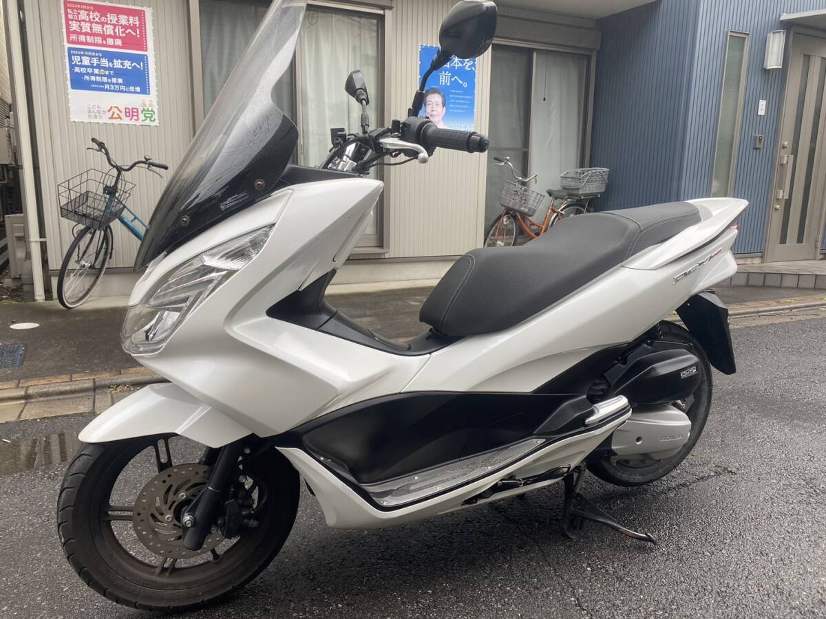 １円スタート PCX150 KF18 7765km グリップヒーター付いてます　通勤やレジャーに_画像7