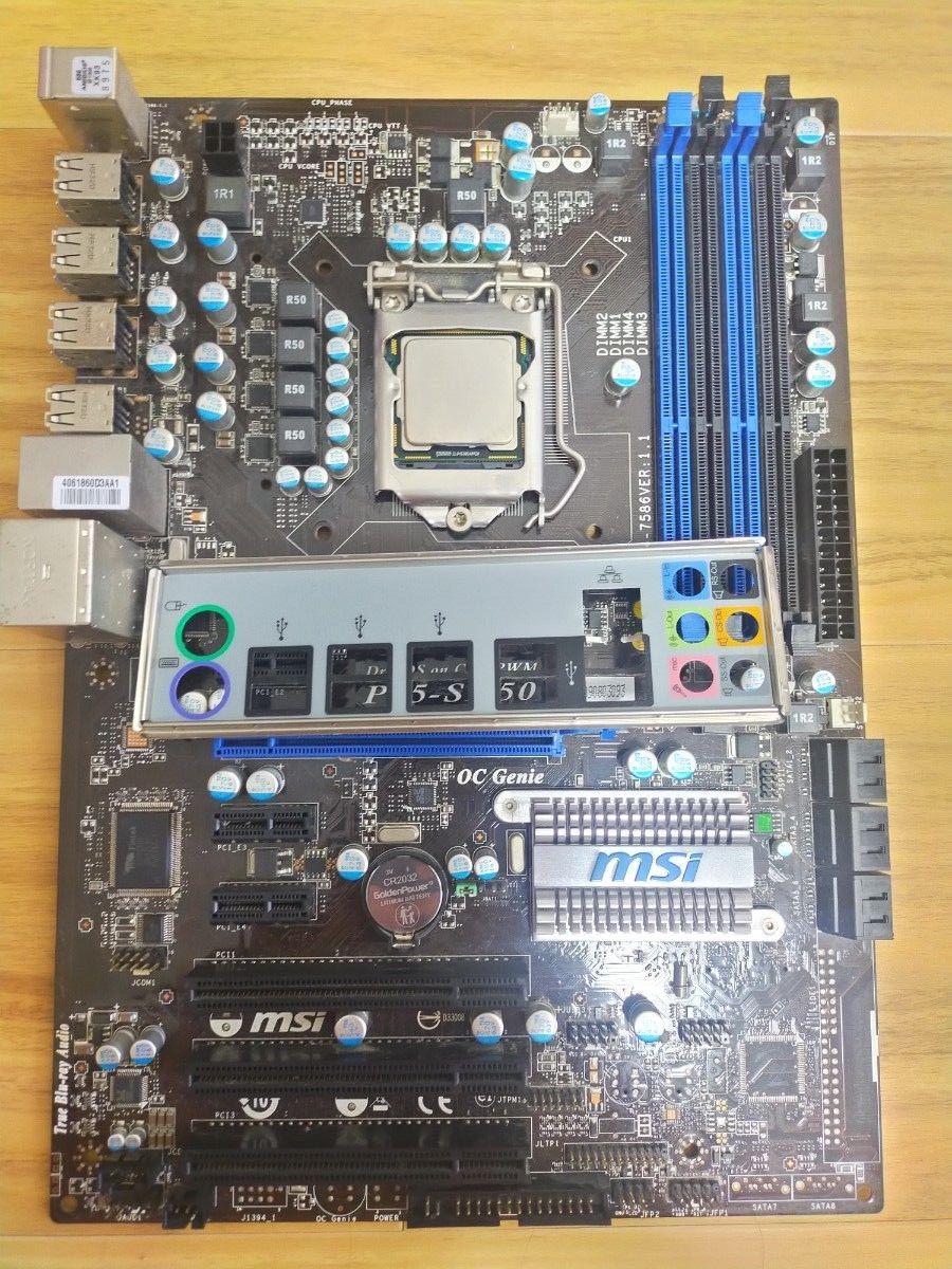 マザーボード Intel CPU P55-sd50 bios確認済み