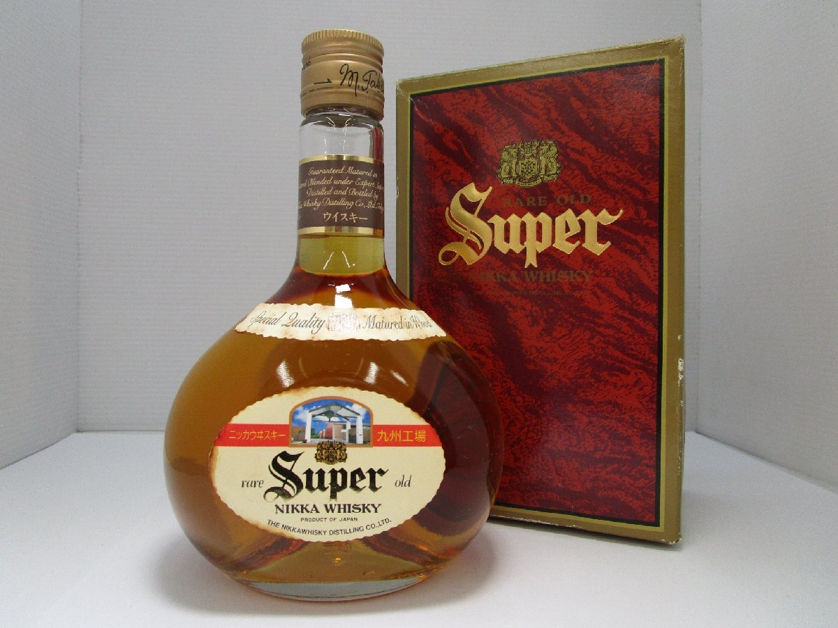 スーパーニッカ レアオールド ハーフボトル 380ml 43% Super NIKKA WHISKY rare old 国産 未開栓 古酒 箱 発送先広島県限定/B36168_画像1