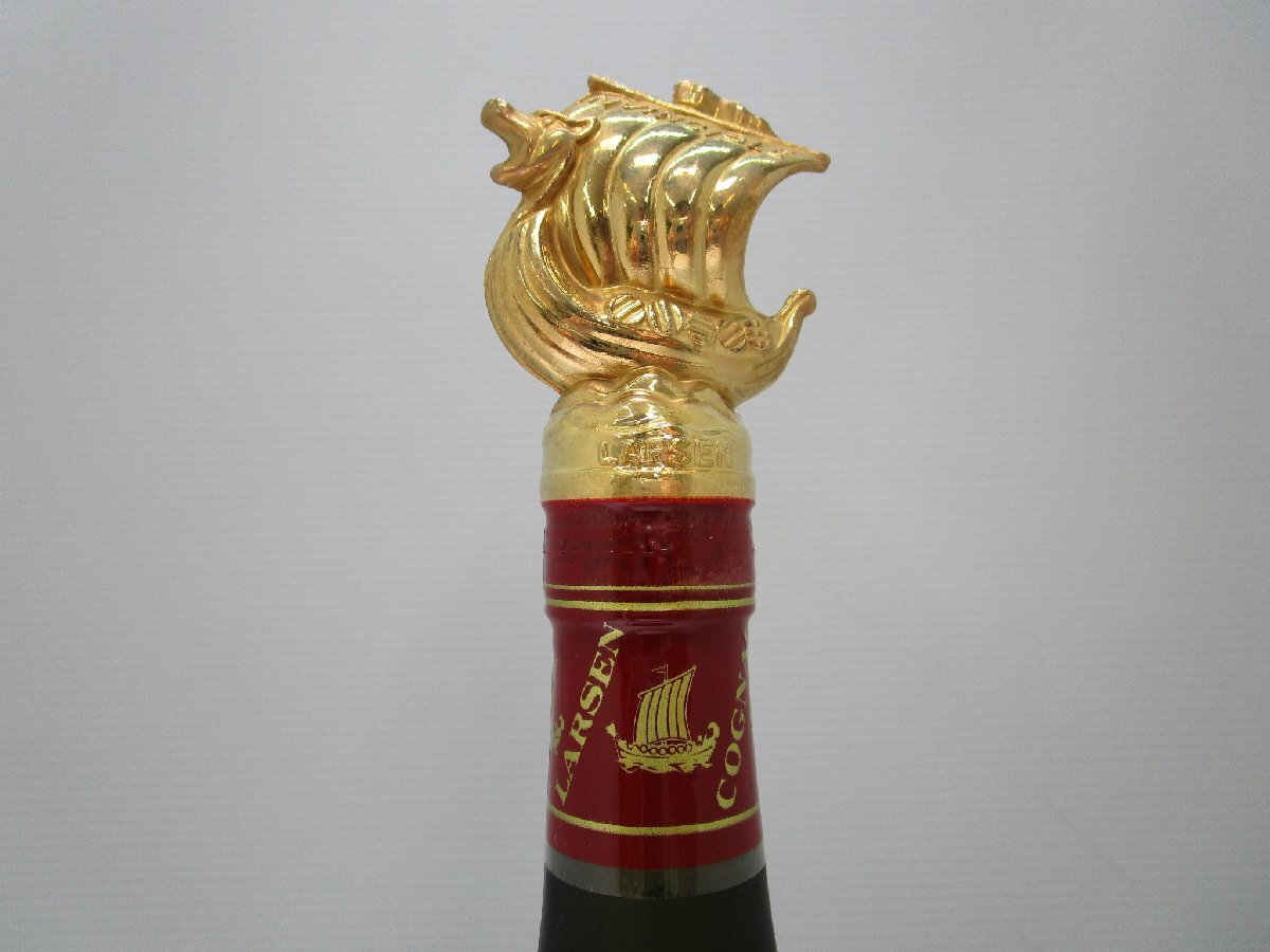 ラーセン オルダージュ ゴールデン ヴァイキング 700ml LARSEN HORS D'AGE GOLDEN VIKING コニャックブランデー 未開栓 古酒/A39165_画像4