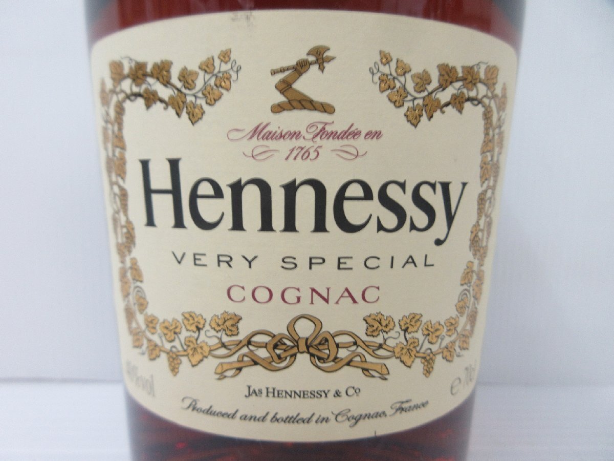 ヘネシー ベリー スペシャル コニャックブランデー 700ml 40% HENNESSY VERY SPECIAL VS COGNAC 古酒 未開栓/A38835の画像2