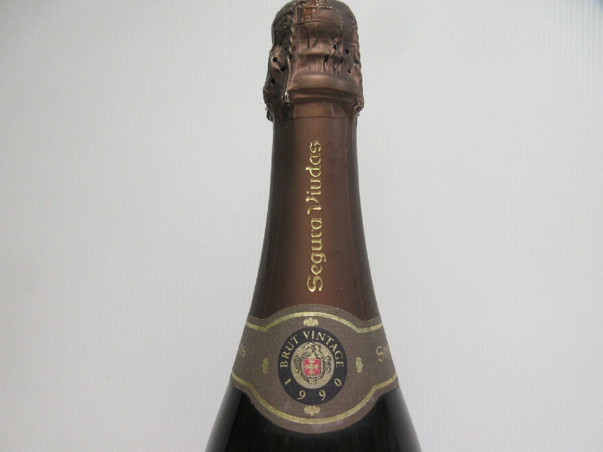 セグラ ヴューダス ブルート ヴィンテージ 1990 Segra Viudas BRUT VINTAGE 750ml 11.5% スパークリングワイン 未開栓 古酒/B35609の画像3