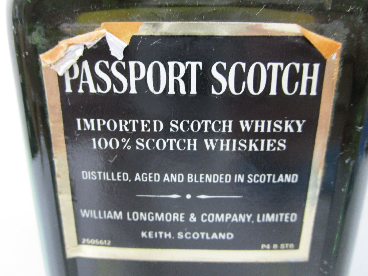 パスポート スコッチ 760ml 43% PASSPORT SCOTCH スコッチウイスキー 特級 未開栓 古酒/A36230_画像9