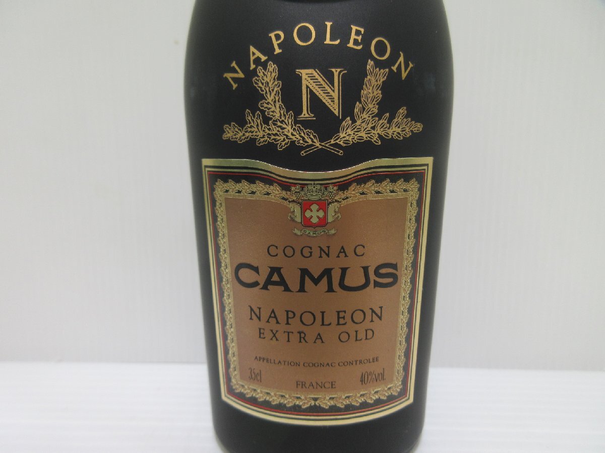 カミュ ナポレオン エクストラオールド ハーフボトル CAMUS NAPOLEON EXTRA OLD 350ml 40% コニャックブランデー 未開栓 古酒 箱/B33479の画像3