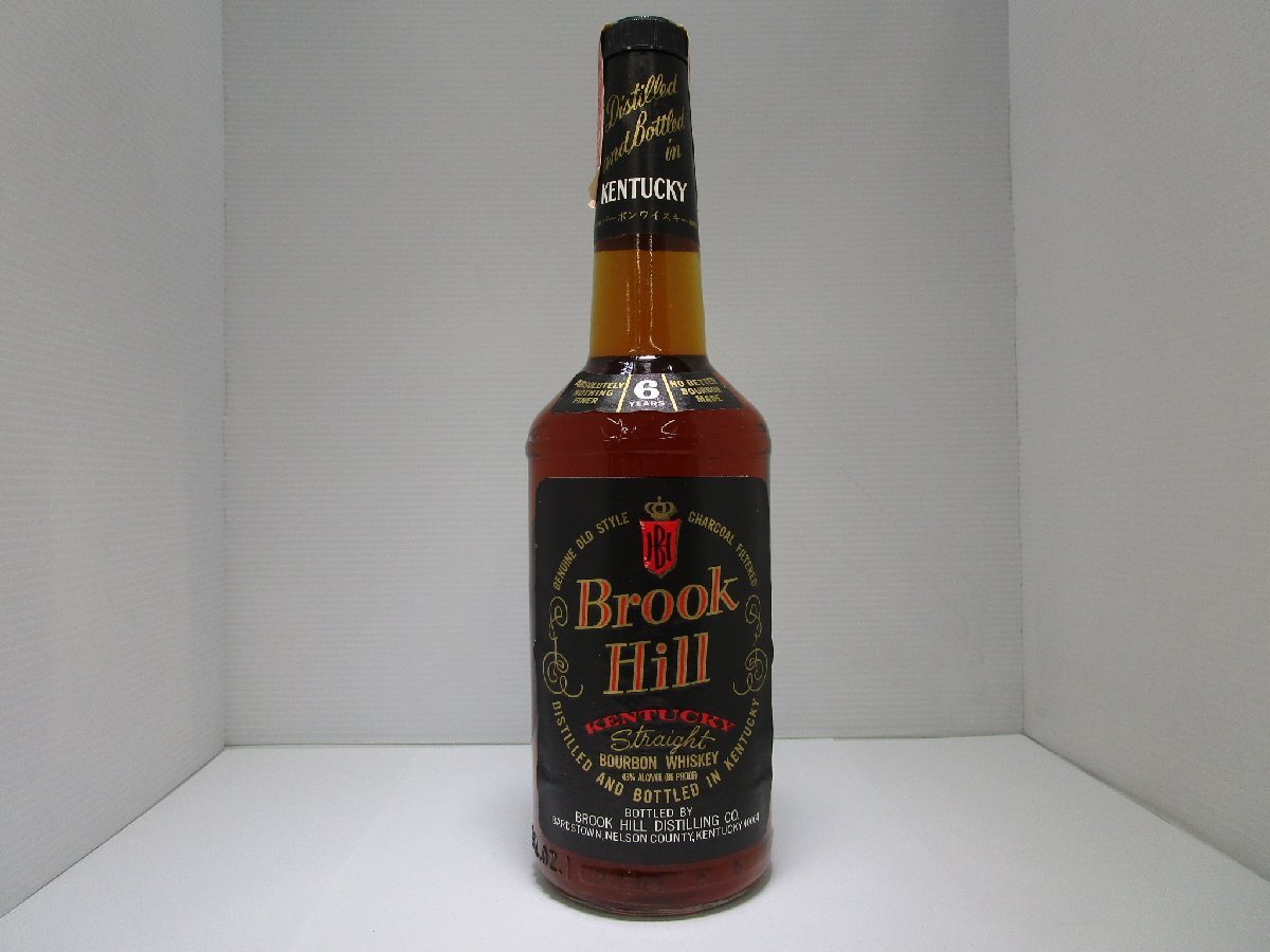 ブルック ヒル 6年 750ml 43% Brook Hill ケンタッキー バーボンウイスキー 未開栓 古酒/A39559の画像1