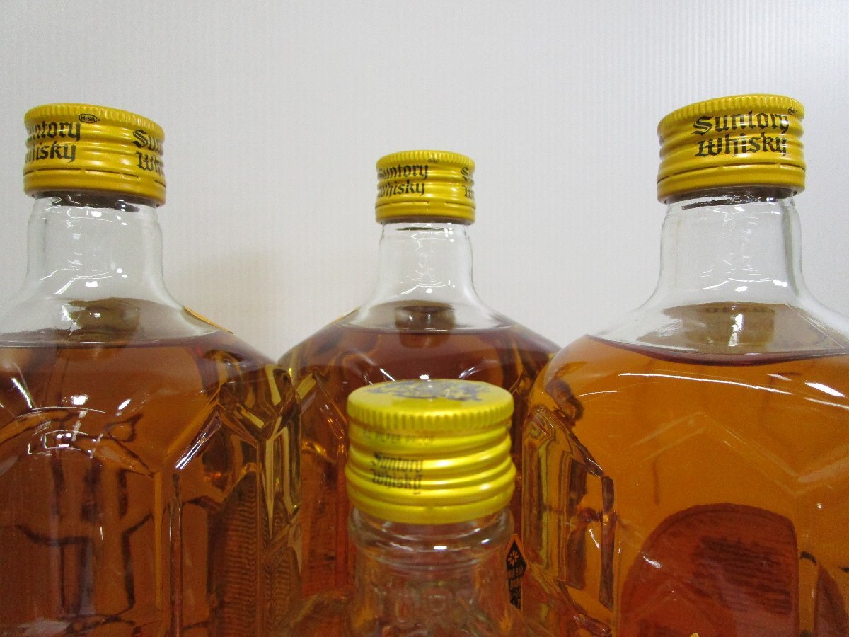 8本セット サントリー ウイスキー 角瓶 180-720ml 40,43% SUNTORY WHISKY 国産 未開栓古酒 まとめて 発送先広島県限定 1円スタート/4-24-13の画像7