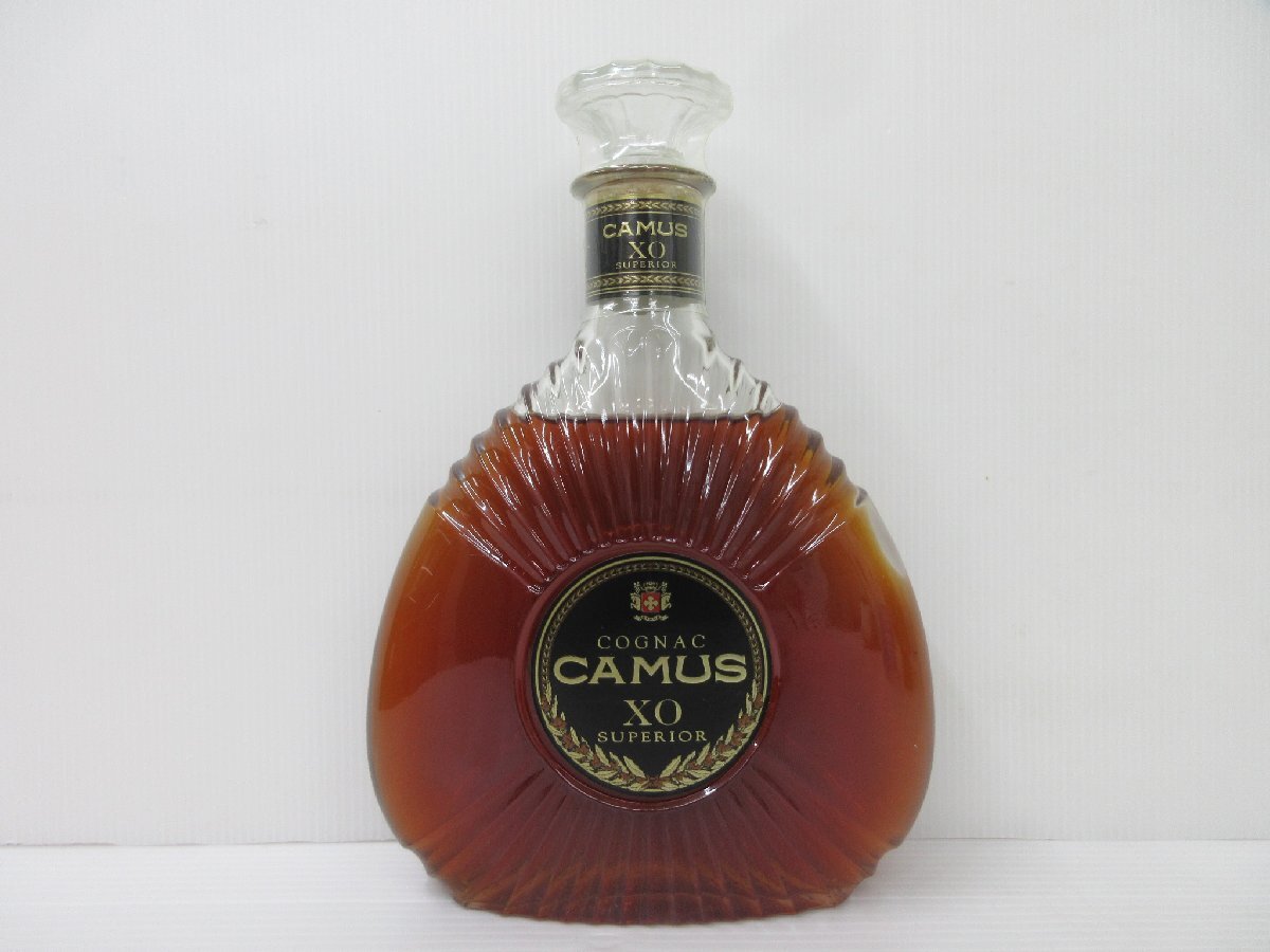 カミュ XO スペリオール 700ml 40% CAMUS SUPERIOR COGNAC コニャック ブランデー 古酒 未開栓 箱付き/B36413の画像2