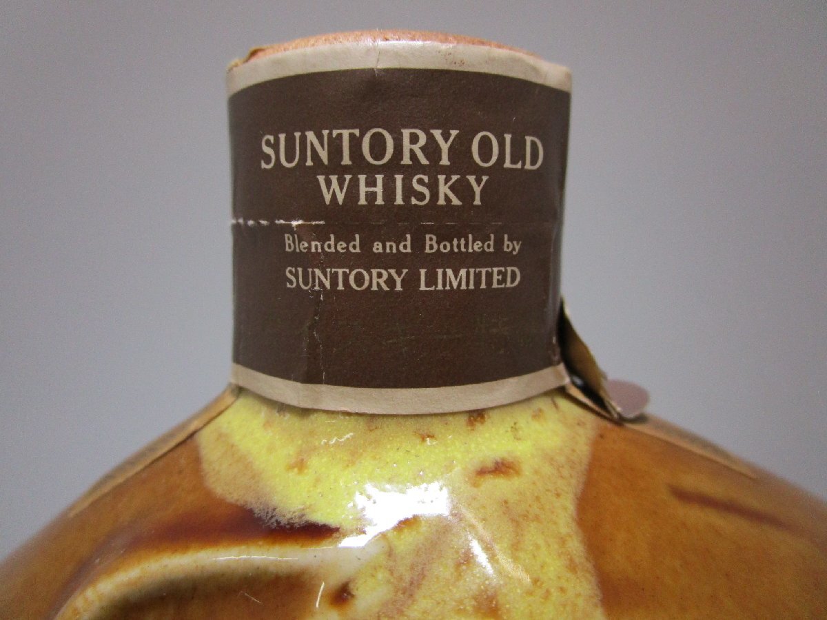 サントリー オールド 干支ボトル 亥歳 陶器 760ml(1225g) 43% SUNTORY OLD 国産 ウイスキー 未開栓 古酒 /A37269_画像2