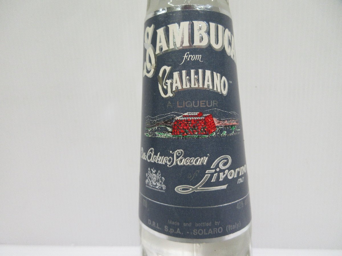 サンブーカ ガリアーノ SAMBUCA from GALLIANO 333ml 42% イタリア リキュール 未開栓 古酒/B36558_画像3