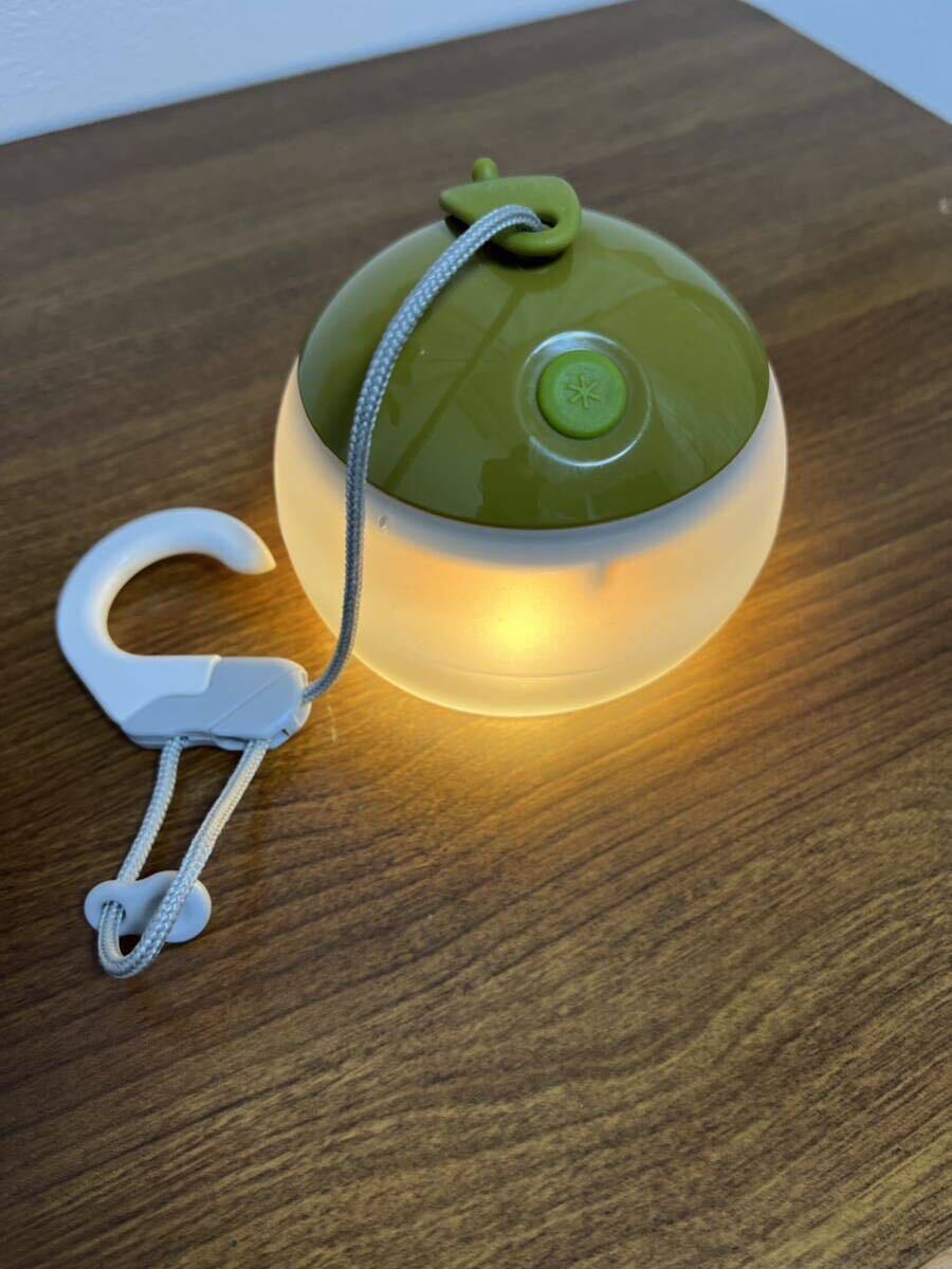 【中古 良品】◇Snow Peak スノーピーク ほおずき もり ES-070GR LED ランタン LED CANDLE LANTERN の画像2