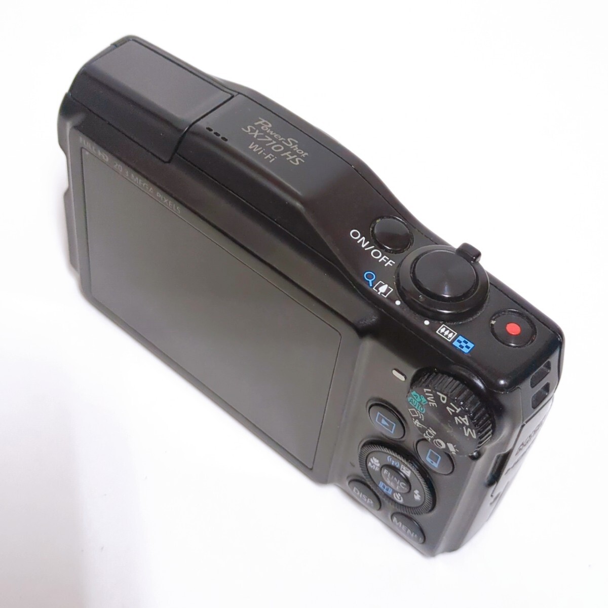 ★送料無料！完動美品！Canon キャノン PowerShot SX710 HS ブラック コンパクトデジタルカメラ_画像4