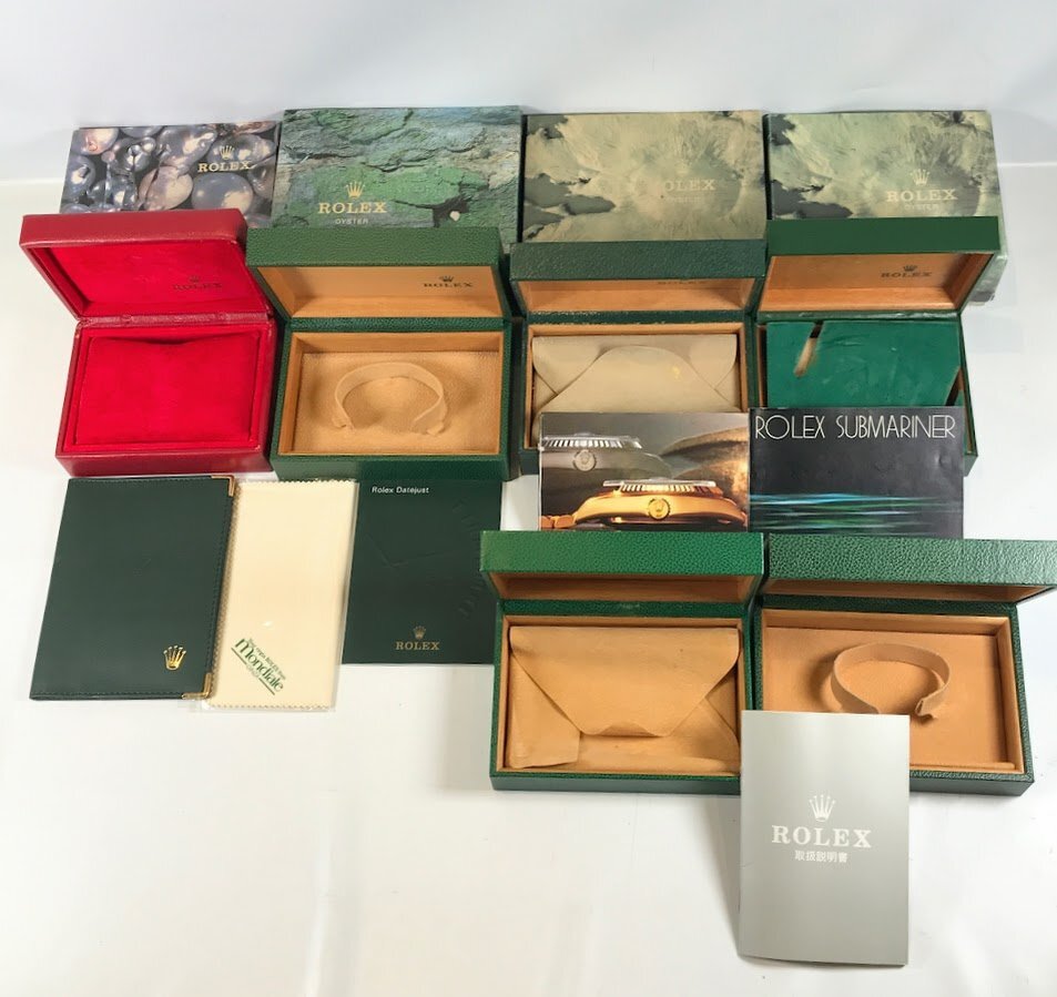 ■【買取まねきや】ROLEX ロレックス 空き箱 空箱 純正BOX 冊子 ボックス 時計ケース 中古品 6点■の画像1