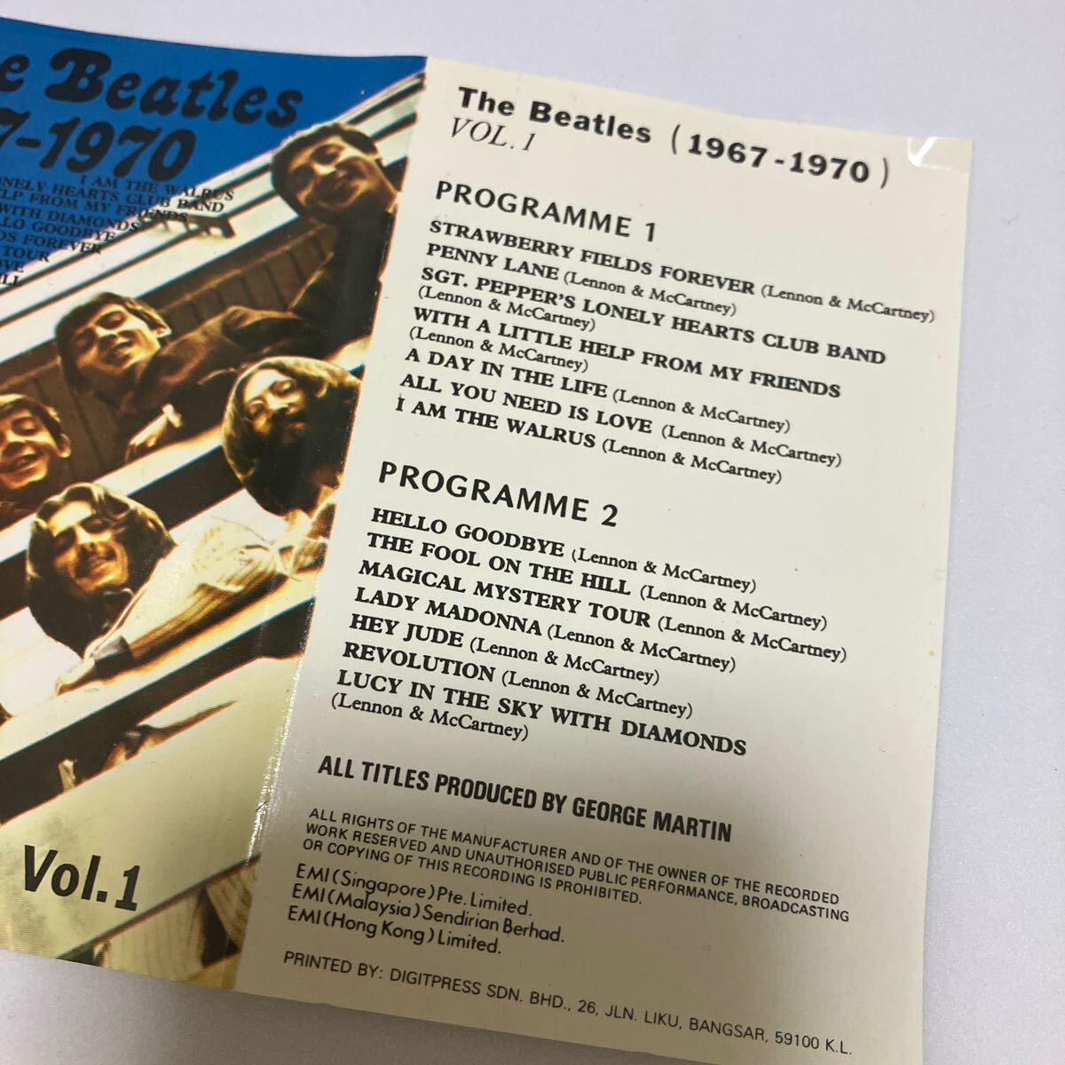 【輸入盤洋楽カセットテープ】ザ・ビートルズ／1967-1970 vol.1、1967-1970 vol.2 2本セット／青盤／カセットテープ、 CD多数出品中の画像5