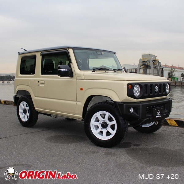 ジムニー専用設計ホイール MUD-S7 Jimny 16インチ 5.5J -20 シャインホワイト_画像7