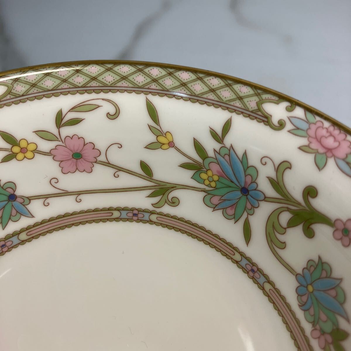 A2404-3107 Noritake YOSHINO カップ 4客セット 花柄 汚れあり 中古 80サイズ梱包予定の画像8