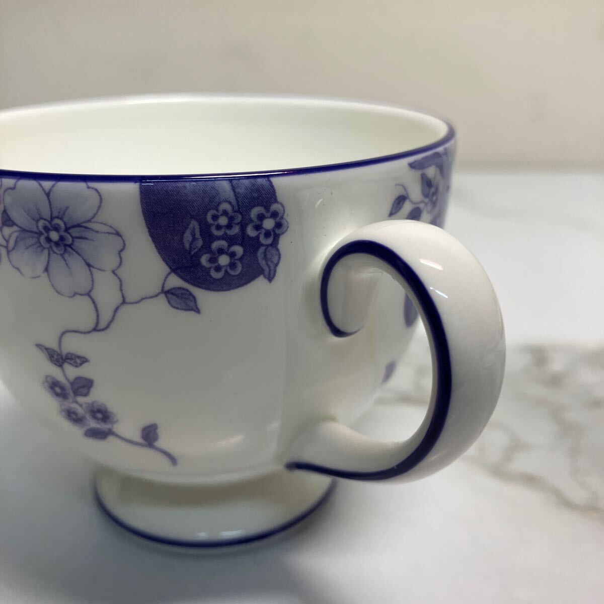 A2404-3121 WEDGWOOD カップ＆ソーサー BLUEPLUM 中古美品 60サイズ梱包予定_画像6