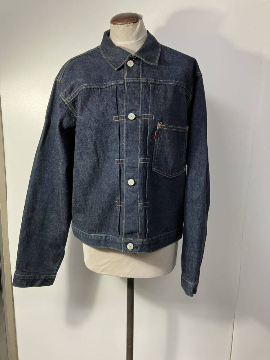 ロ2404-3112 Levi's Gジャン ビッグE 98年製 復刻 71506XX 大戦モデル 片面タブ トラッカージャケット サイズ42 中古美品 60サイズ発送予定の画像3