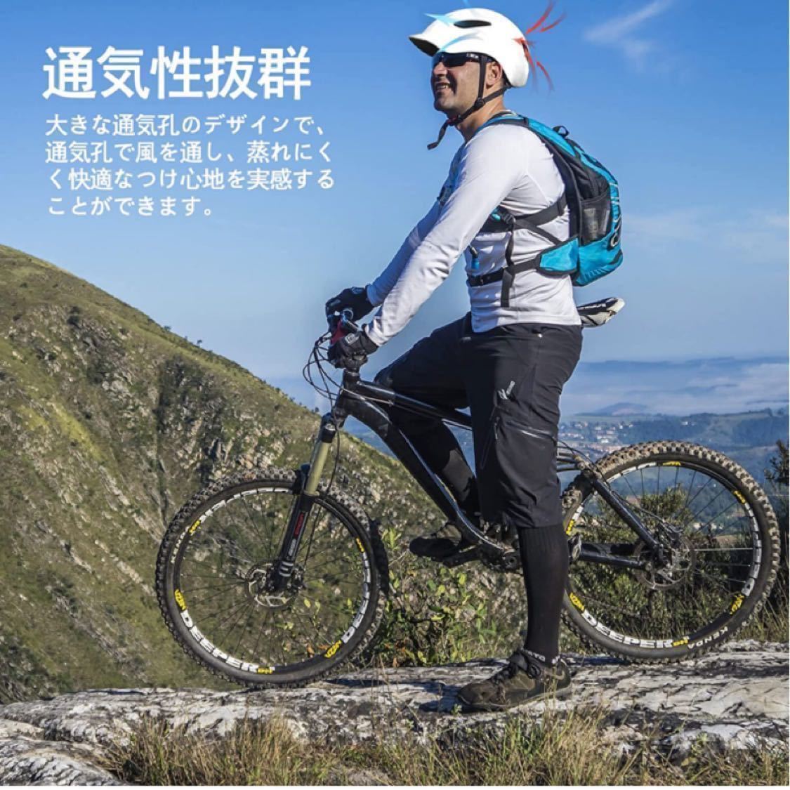 自転車 ヘルメット 大人用ロードバイク ヘルメット 男女兼用 サイクリング ヘルメット 軽量 耐衝撃 通気性 頭囲約57-61cm_画像2