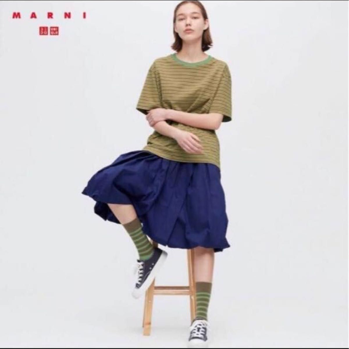 未使用タグ付★UNIQLO×MARNI★バルーンシェイプスカート★ユニクロ★バルーンスカート★マルニ