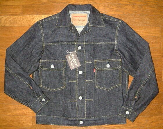 新品 CUSHMAN クッシュマン 1950's 13.5oz インディゴデニム生地 リーバイス LEVIS 2nd セカンドモデル 507XX デニム ジャケット (XLサイズ_画像3