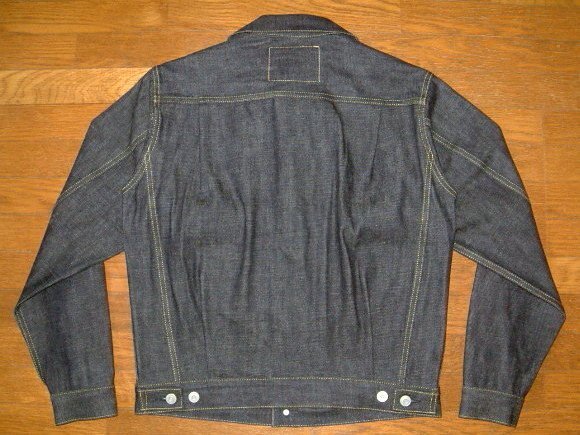 新品 CUSHMAN クッシュマン 1950's 13.5oz インディゴデニム生地 リーバイス LEVIS 2nd セカンドモデル 507XX デニム ジャケット (XLサイズ_画像4