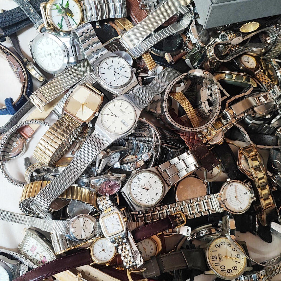 WALTHAM TISSOT TECHNOS SEIKO など 約200本 まとめて メンズレディース腕時計 大量 セット kg本点個 ジャンク V04の画像4