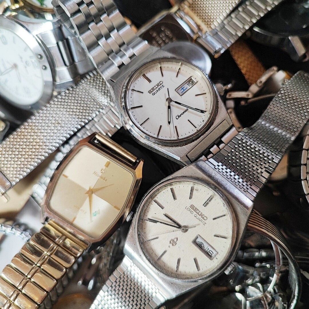WALTHAM TISSOT TECHNOS SEIKO など 約200本 まとめて メンズレディース腕時計 大量 セット kg本点個 ジャンク V04の画像7