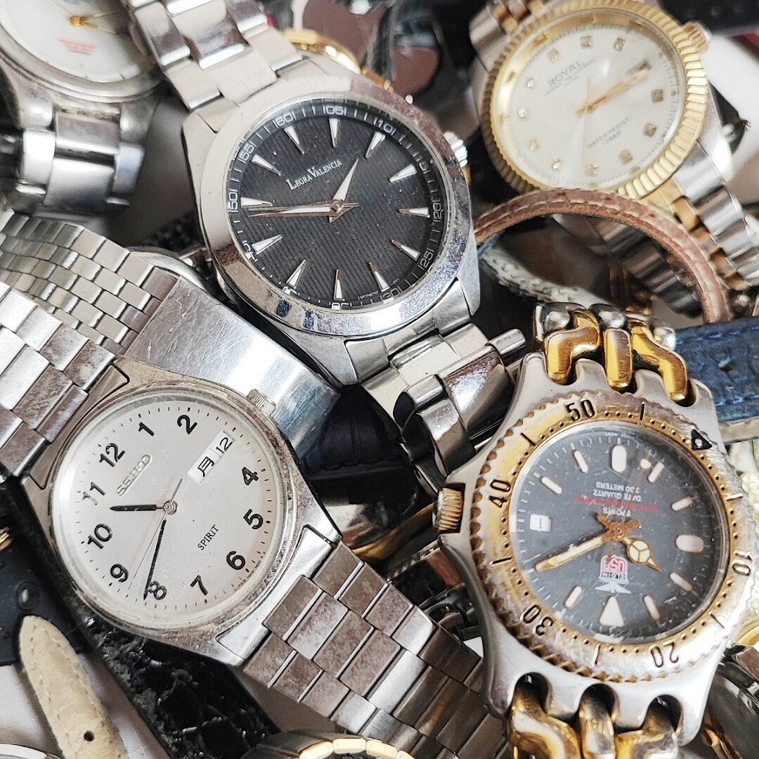 LONGINES RADO SEIKO など 約200本 まとめて メンズレディース腕時計 大量 セット kg本点個 ジャンク W01 の画像8