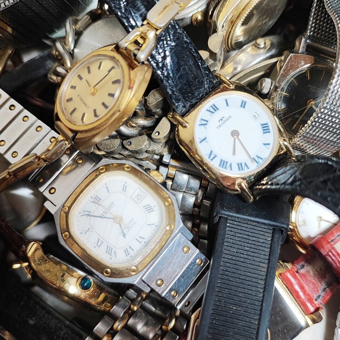 TISSOT TECHNOS CASIO SEIKO など 約200本 まとめて メンズレディース腕時計 大量 セット kg本点個 ジャンク X02 の画像8
