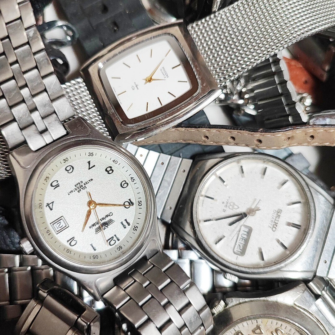 TISSOT TECHNOS CASIO SEIKO など 約200本 まとめて メンズレディース腕時計 大量 セット kg本点個 ジャンク X02 の画像7