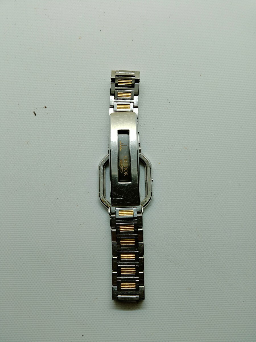 SEIKO CREDOR セイコークレドール レディース腕時計バンド 1本 (遠) 型番4J81-5000 バックルにK18刻印ありの画像2