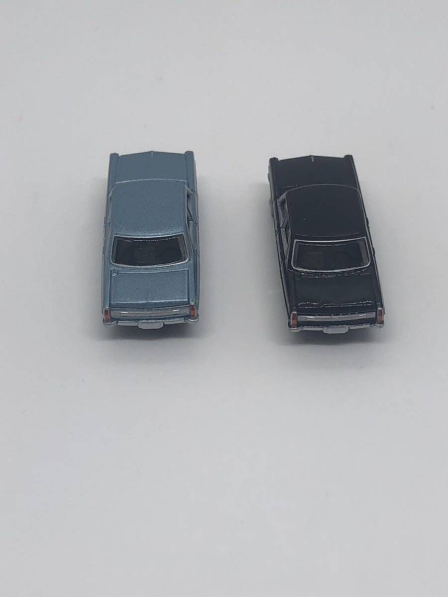 1 jpy start tomytec car collection vol10 new old high class sedan compilation product number 145*146 Nissan Gloria minicar N gauge 