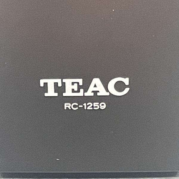 [送料無料]美品　TEAC オーディオ用 リモコン RC-1259 赤外線確認済み 　1389_画像4