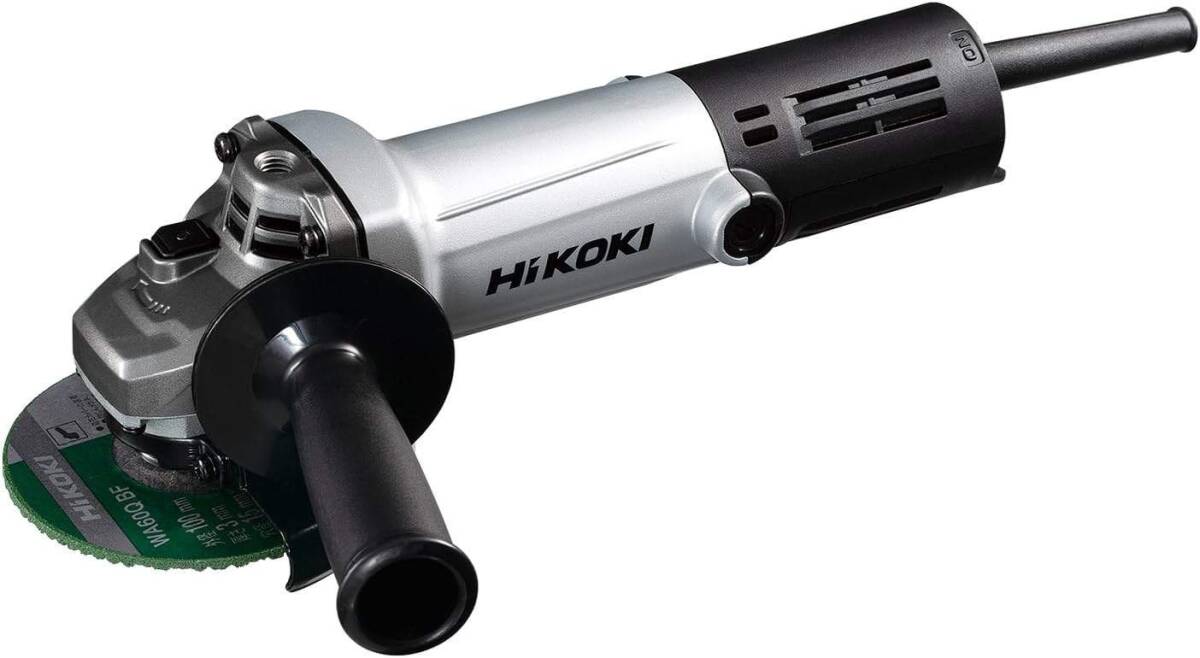 新品■HiKOKI(ハイコーキ) 100mm 電気ディスクグラインダー AC100V アルミボディ 低速高トルク型 スナップスイッチタイプ G10SLA_画像1