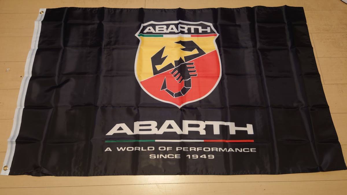 ABARTH　アバルト 特大 バナー フラッグ 旗 FIAT 500　スパイダー　595_画像1