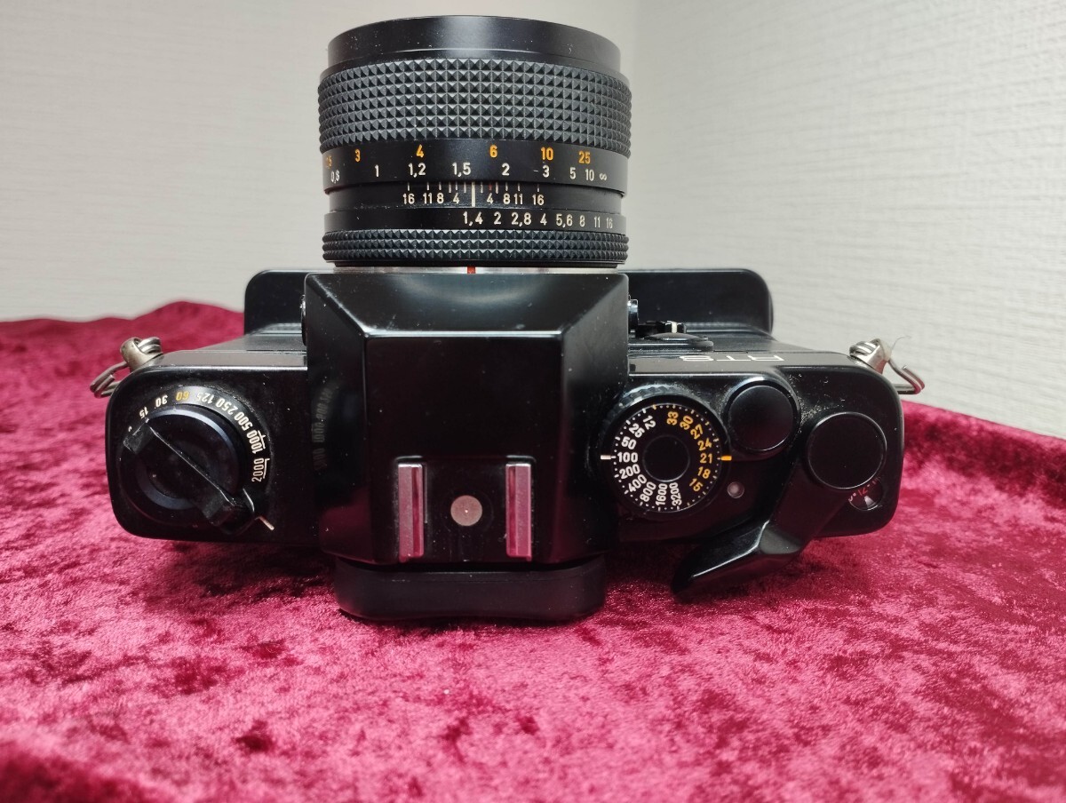 【委託品】 CONTAX RTS REALTIMEWINDER Carlzeiss Planar 50mm 1.4 シャッターOK 速度変化有り フィルムカメラ コンタックス 1円スタートの画像4