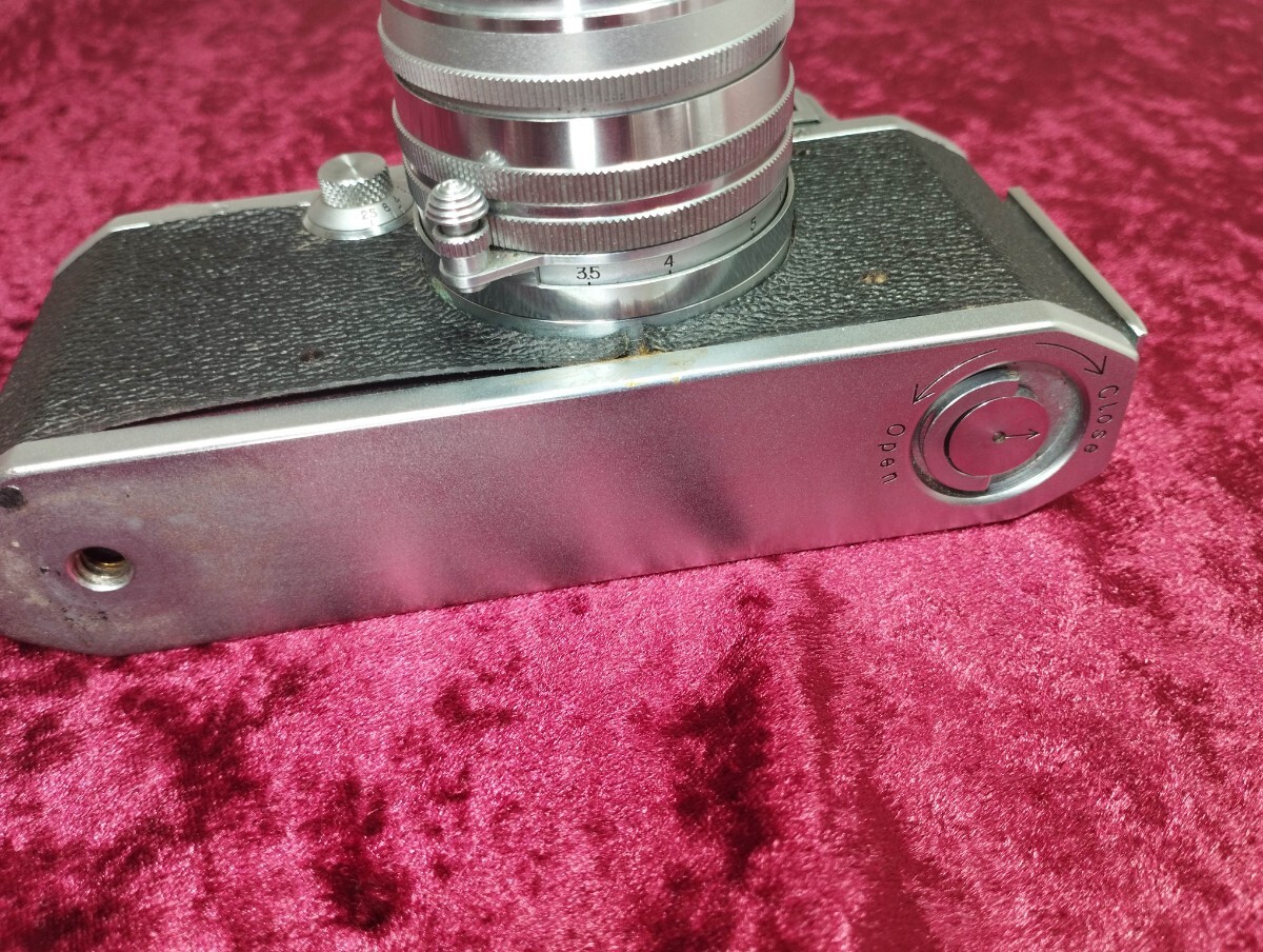 【委託品】 Canon レンジファインダー フィルムカメラ Lマウント50mm 1.8 レンズ付 シャッターOK 速度変化有り キャノン 1円スタート売