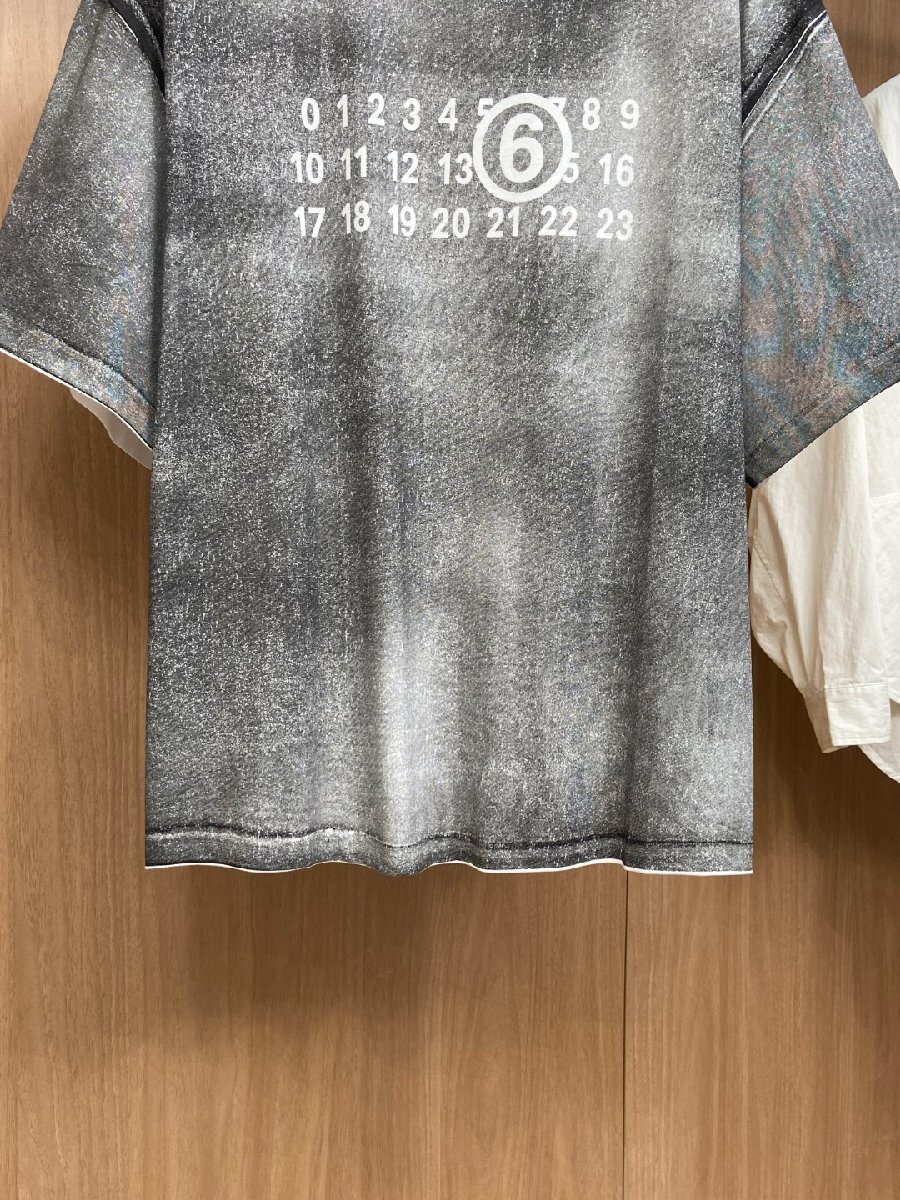送料無料 Maison Margiela マルタンマルジェラ メンズ Tシャツ 半袖 数字ロゴ トレロ風 S-XL サイズ選択可能 4111の画像8