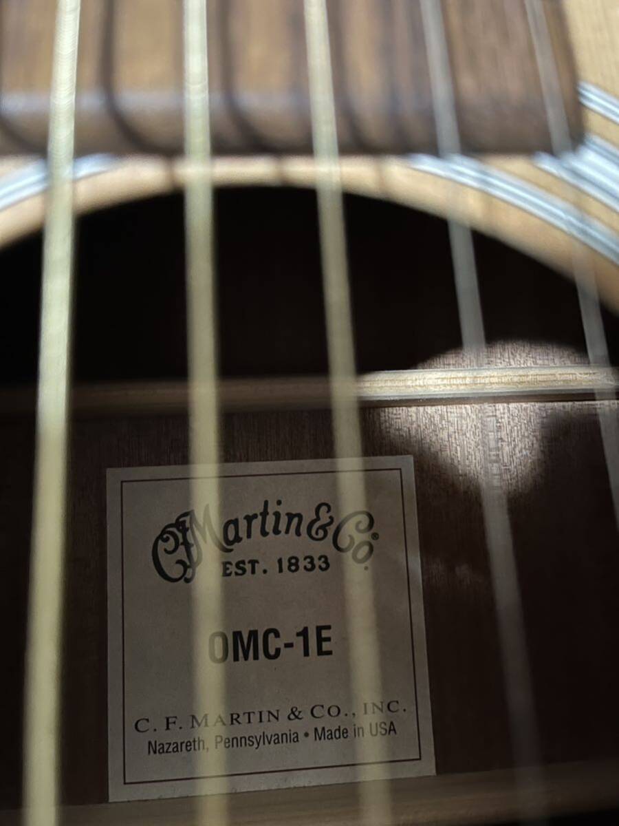 【美品】希少 Martin omc-1e マーティン マーチン　アコースティックギター アコギ ギター _画像2