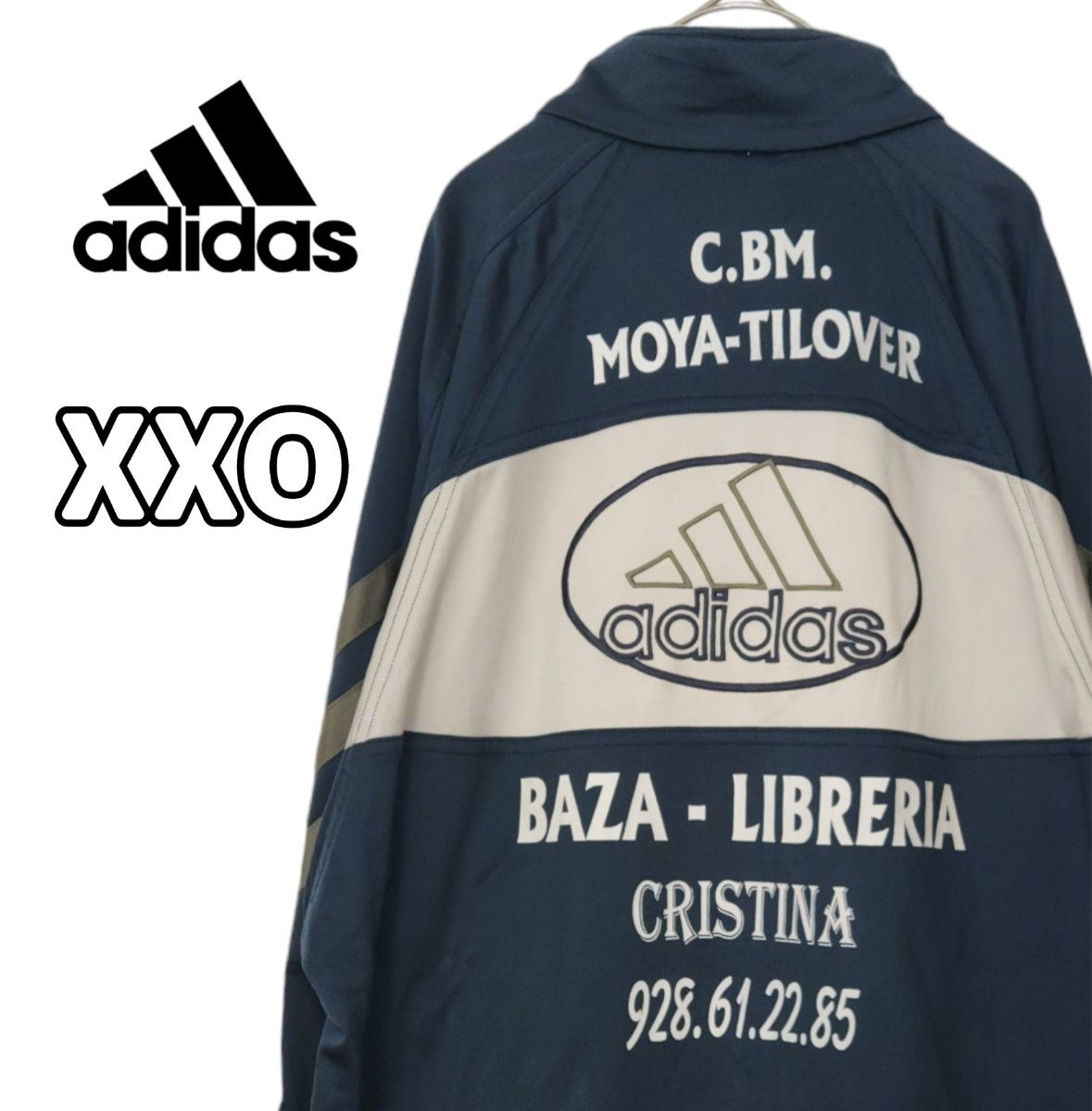90s adidas アディダス トラックジャケット ジャージ 刺繍ロゴ 90s adidas アディダス トラックジャケット ジャージ 刺繍ロゴ