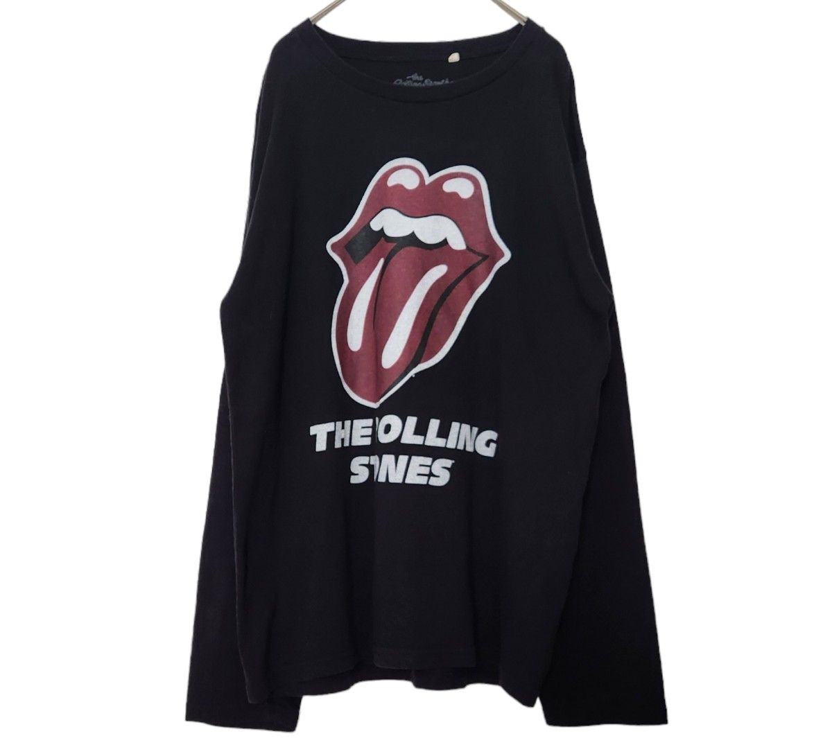 The Rolling Stones ローリングストーンズ  ロンT 長袖Tシャツ バンドTシャツ ブラック 黒 XL 古着